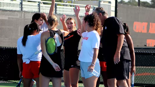 Tennis Team Huddle Fall 2024