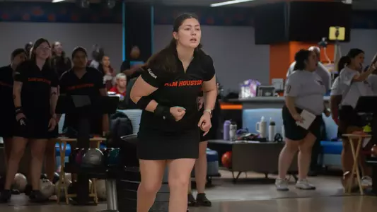 Miya Greene watches her roll