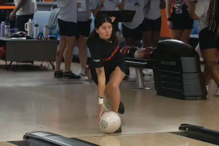 Breana Chewens rolls at the LSC