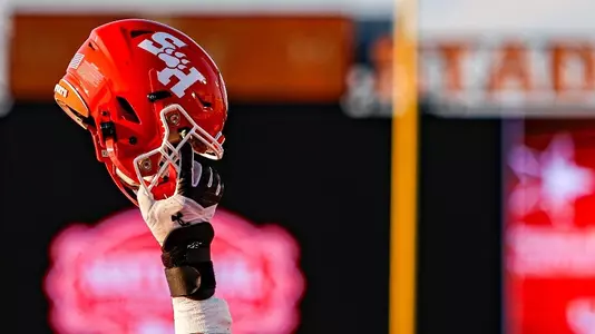 Football helmet vs Jax State 2023