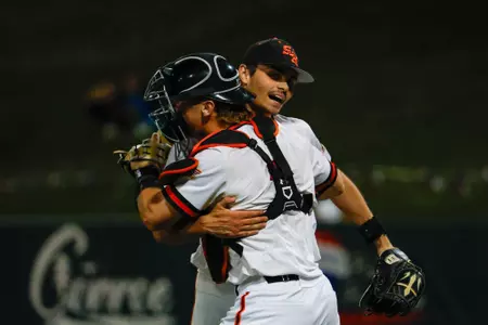 Hewitt Janek hug OSU win 2024