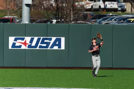 The Liberty Men’s Baseball teams plays against Sam Houston at the Liberty Baseball Stadium on March 28, 2024. (Photo by: Matt Reynolds)