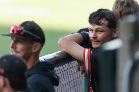 The Liberty Men’s Baseball teams plays against Sam Houston at the Liberty Baseball Stadium on March 28, 2024. (Photo by: Matt Reynolds)