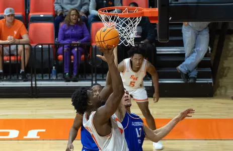 Souleymane Doumbia puts up a shot against Louisiana Tech