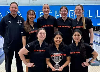The Sam Houston bowling team won the Bulldog Classic