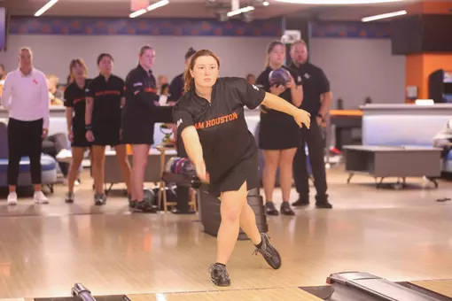 Abigail Burke rolls at the Kat Club Kickoff