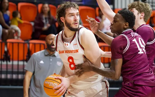 Veljko Ilic looks to pass against MO State