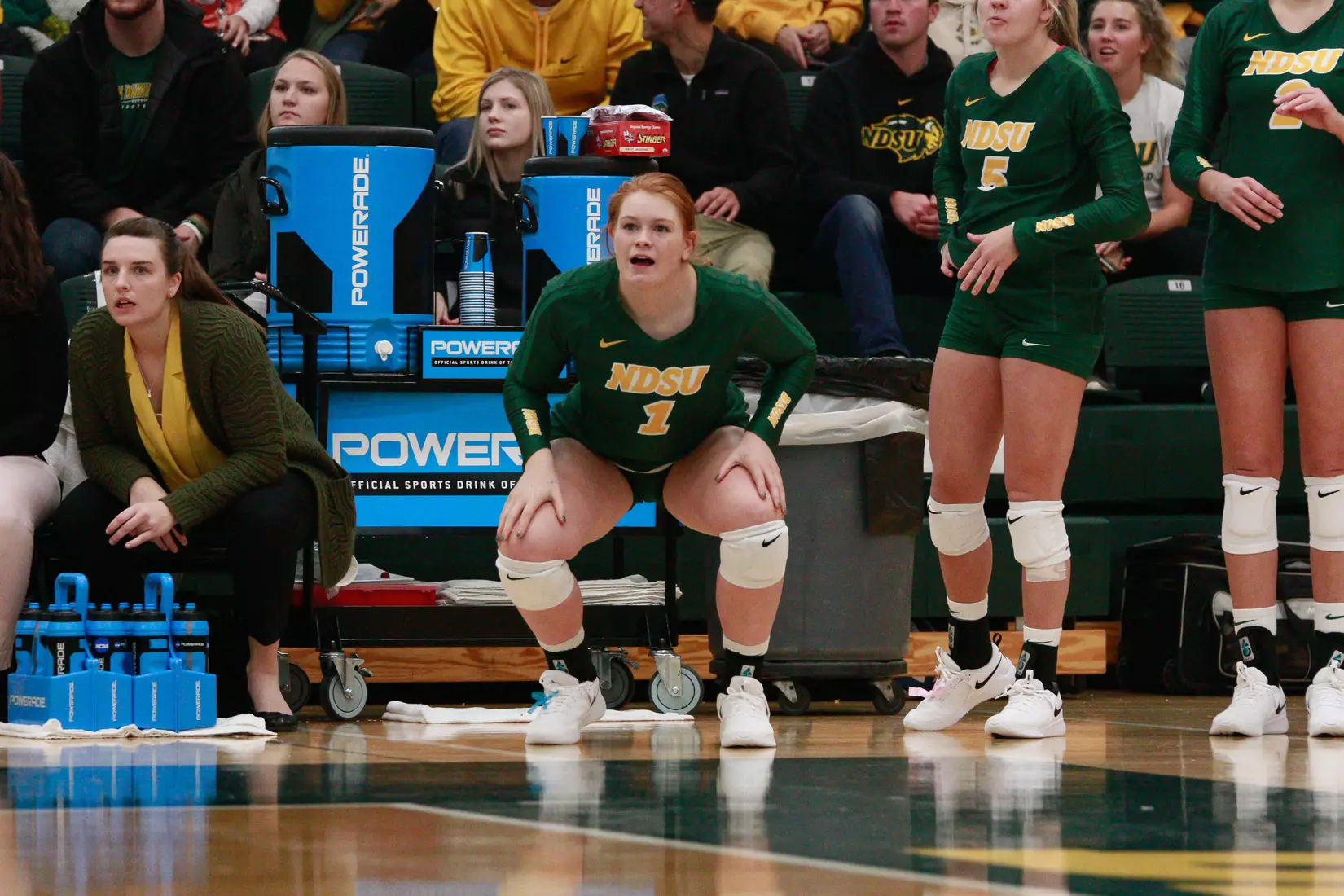 North Dakota State's Kirstin Tidd against Denver in the Bentson Bunker Fieldhouse.