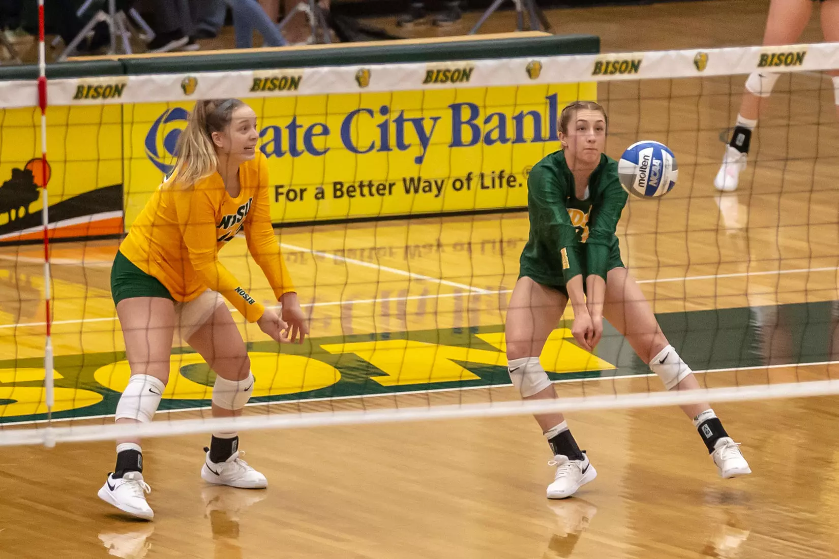 North Dakota State's Alexis Bachmeier against Omaha in the Bentson Bunker Fieldhouse.