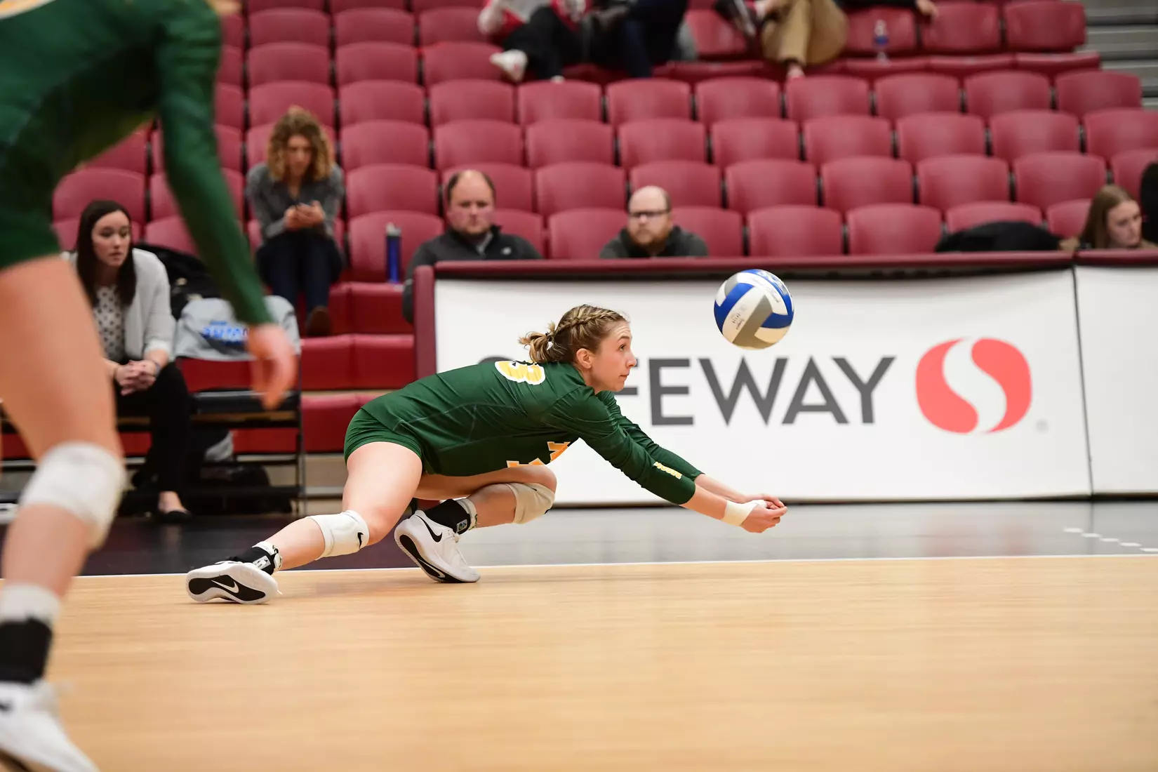 North Dakota State outside hitter Alexis Bachmeier during the Summit League tournament quarterfinal against Omaha on Nov. 22 in Denver.