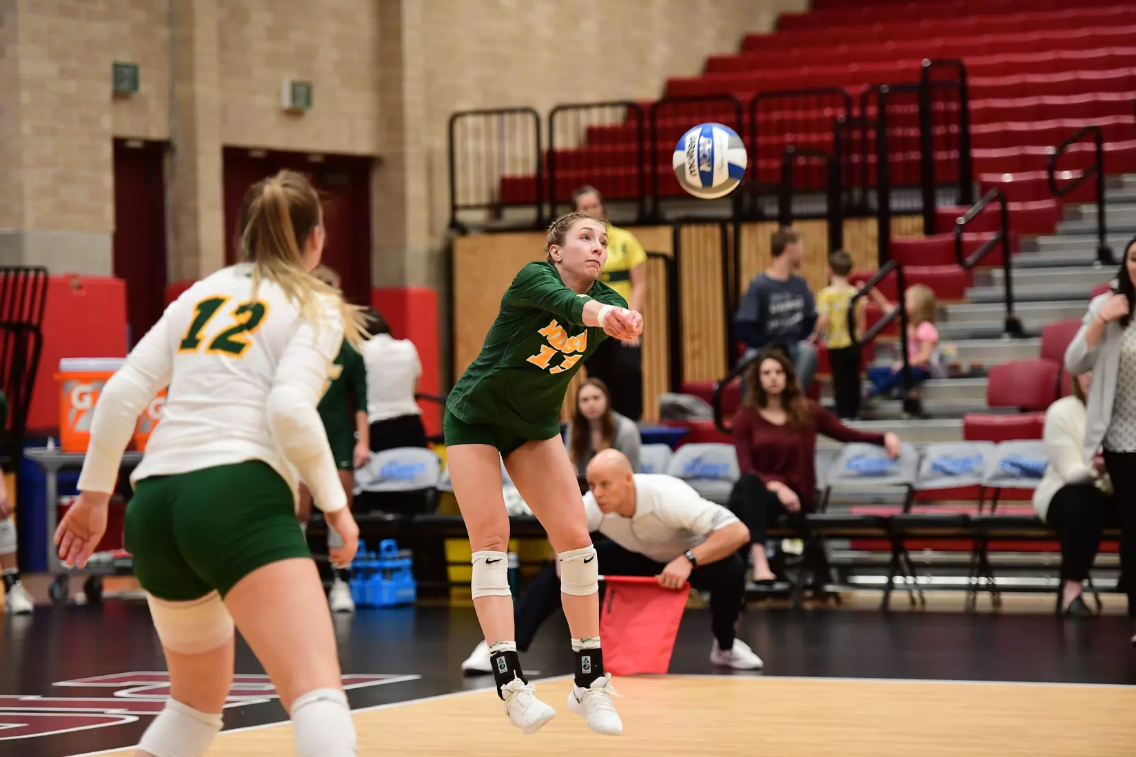 North Dakota State outside hitter Alexis Bachmeier during the Summit League tournament quarterfinal against Omaha on Nov. 22 in Denver.