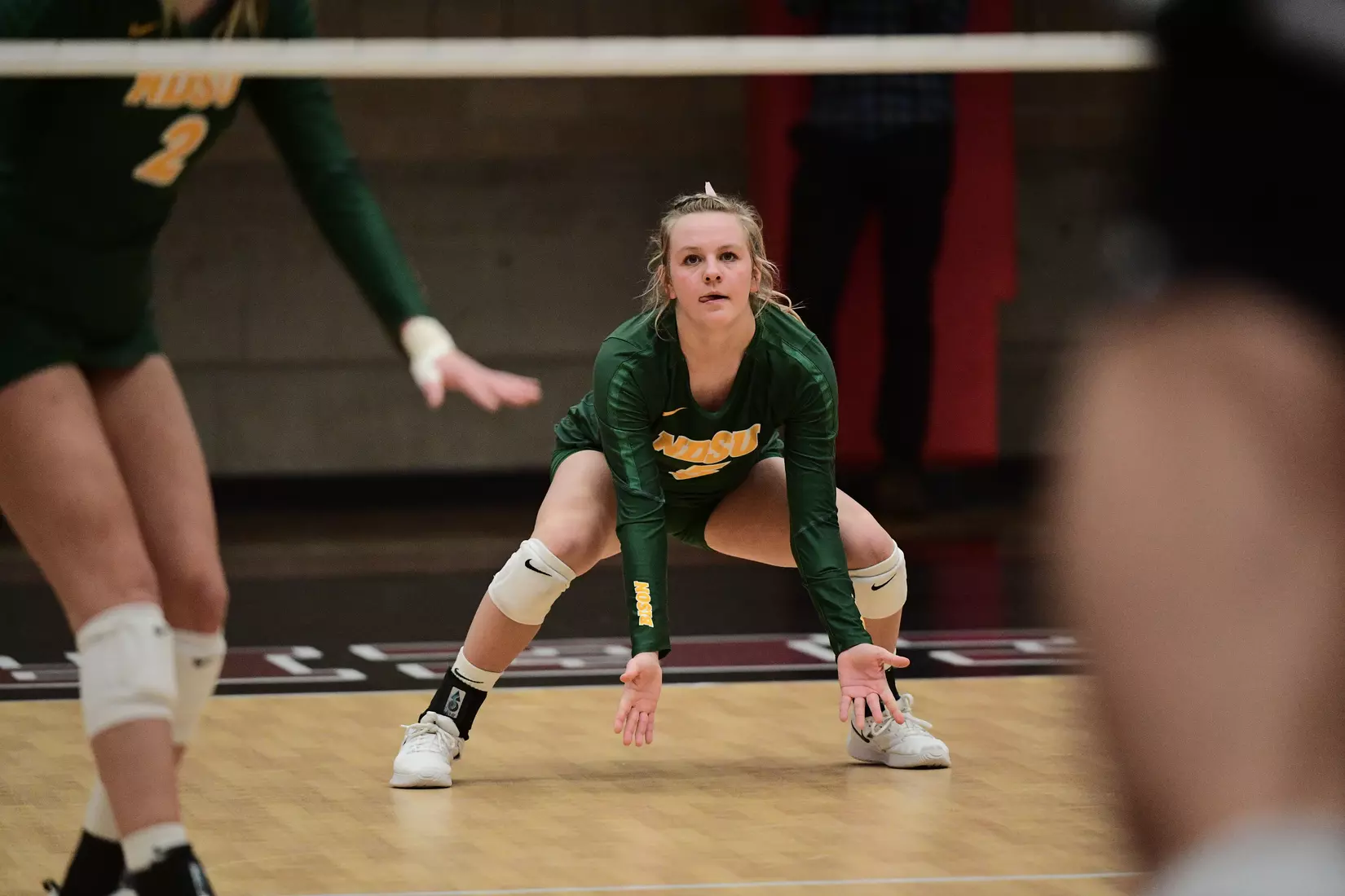 North Dakota State defensive specialist Ava Schmoll during the Summit League tournament quarterfinal against Omaha on Nov. 22 in Denver.