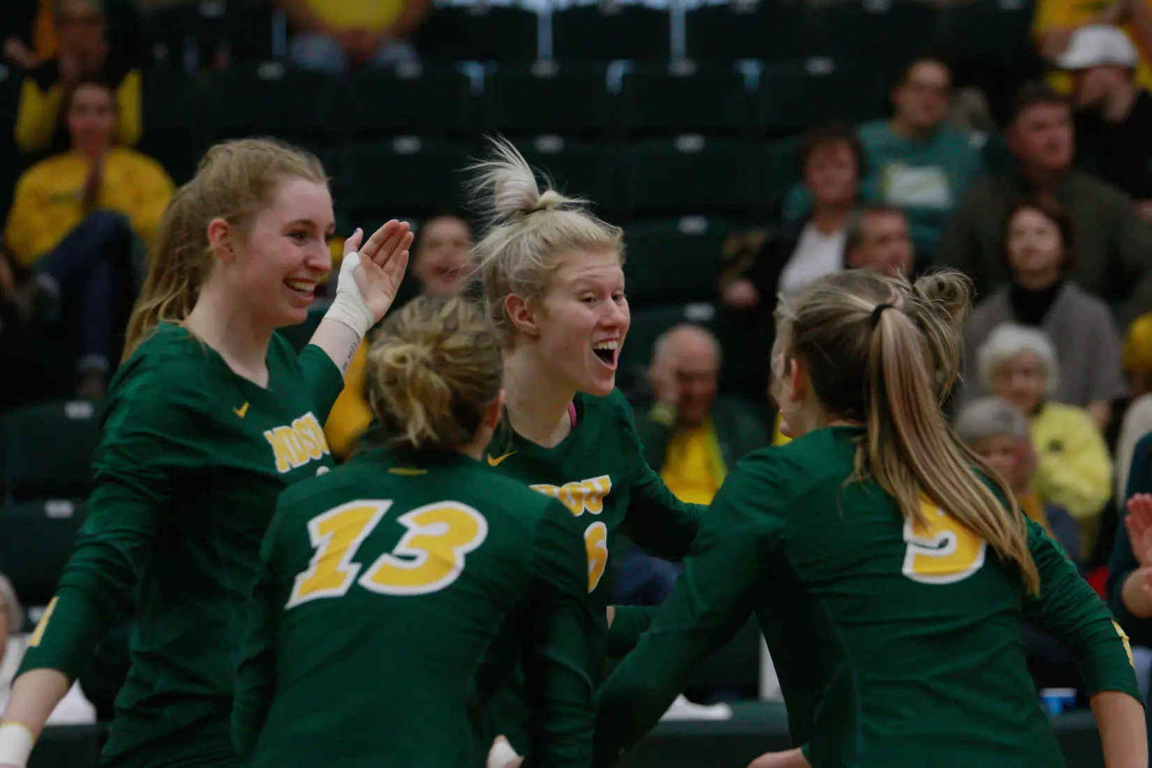 North Dakota State sophomore Kalli Hegerle during 3-1 win over Oral Roberts on Nov. 17 in Bentson Bunker Fieldhouse.