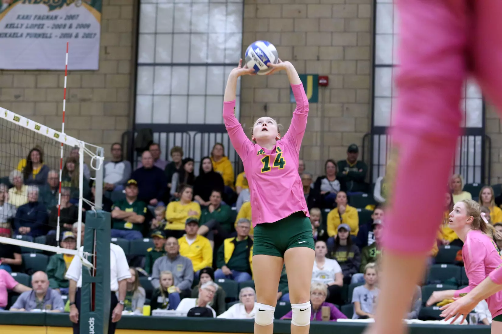 North Dakota State's Kelley Johnson against Purdue Fort Wayne in Bentson Bunker Fieldhouse.