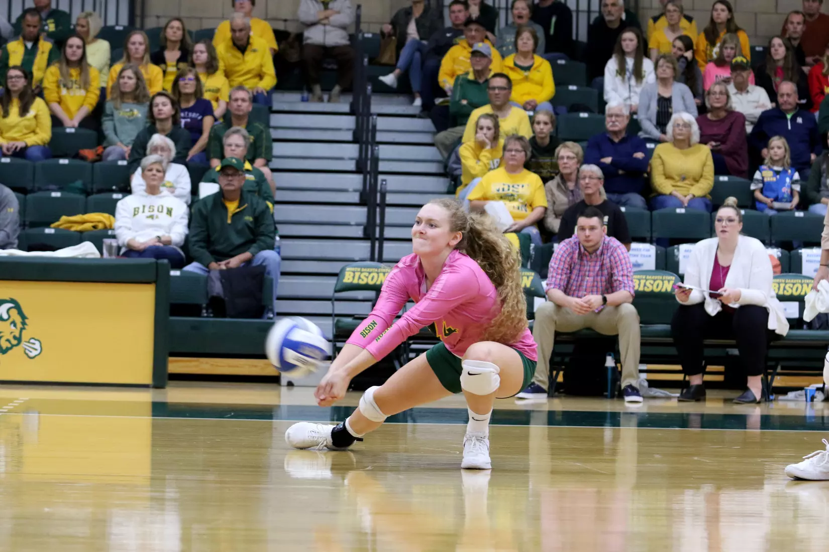 North Dakota State's Kelley Johnson against Purdue Fort Wayne in Bentson Bunker Fieldhouse.