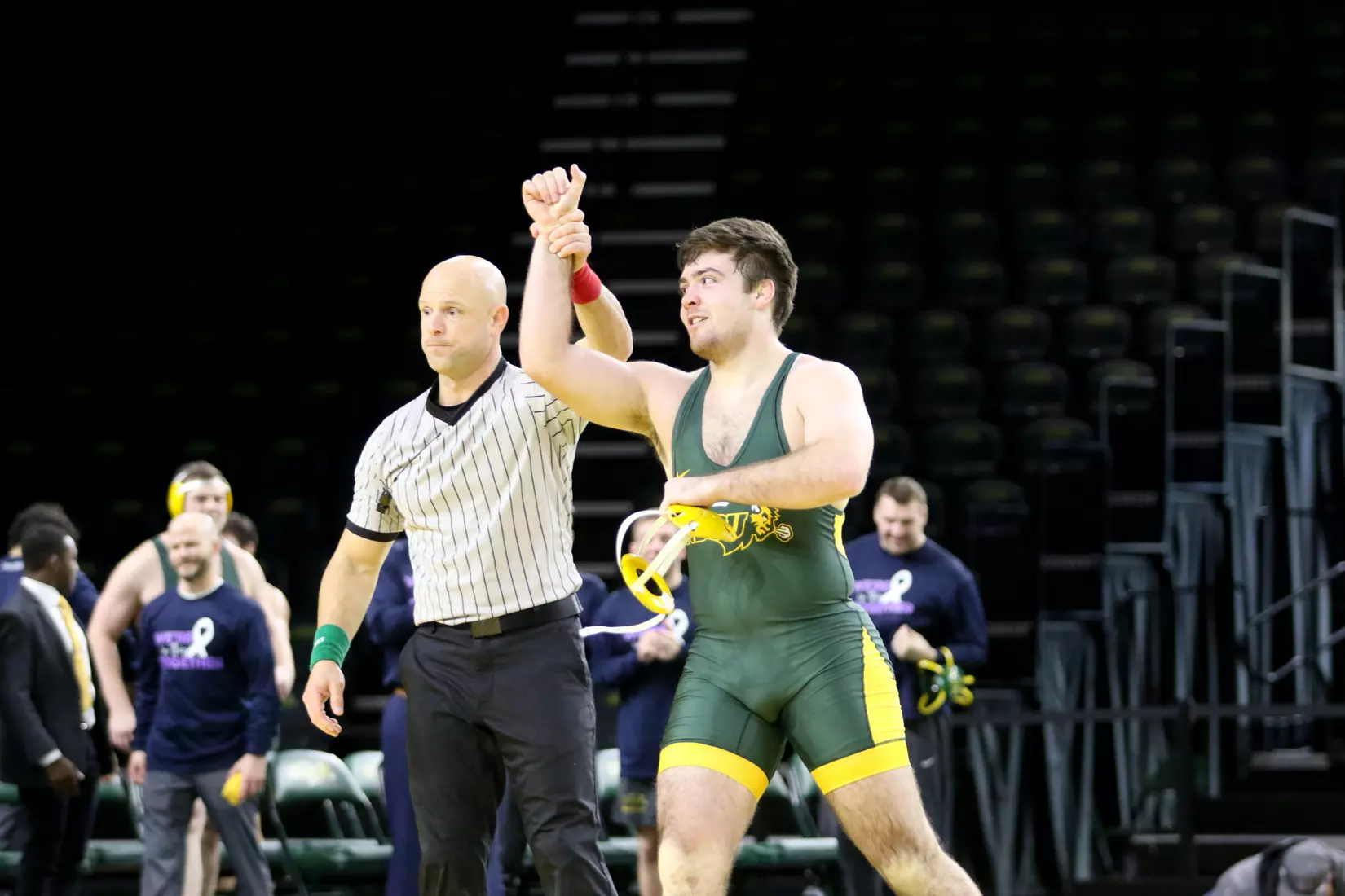 North Dakota State 197 Cole Witzig during the 32-9 win over Augustana on Dec. 1 in Scheels Center.
