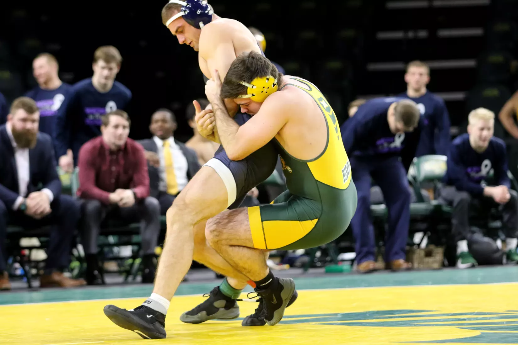 North Dakota State 197 Cole Witzig during the 32-9 win over Augustana on Dec. 1 in Scheels Center.