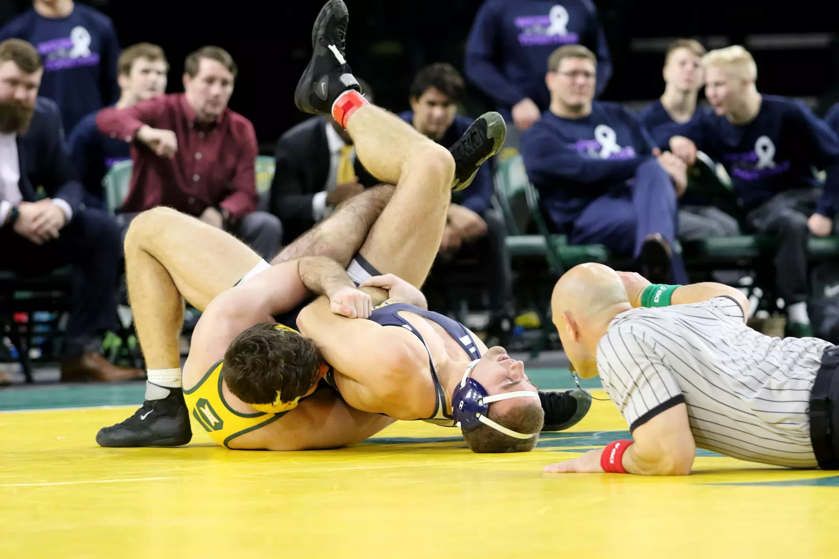 North Dakota State 197 Cole Witzig during the 32-9 win over Augustana on Dec. 1 in Scheels Center.