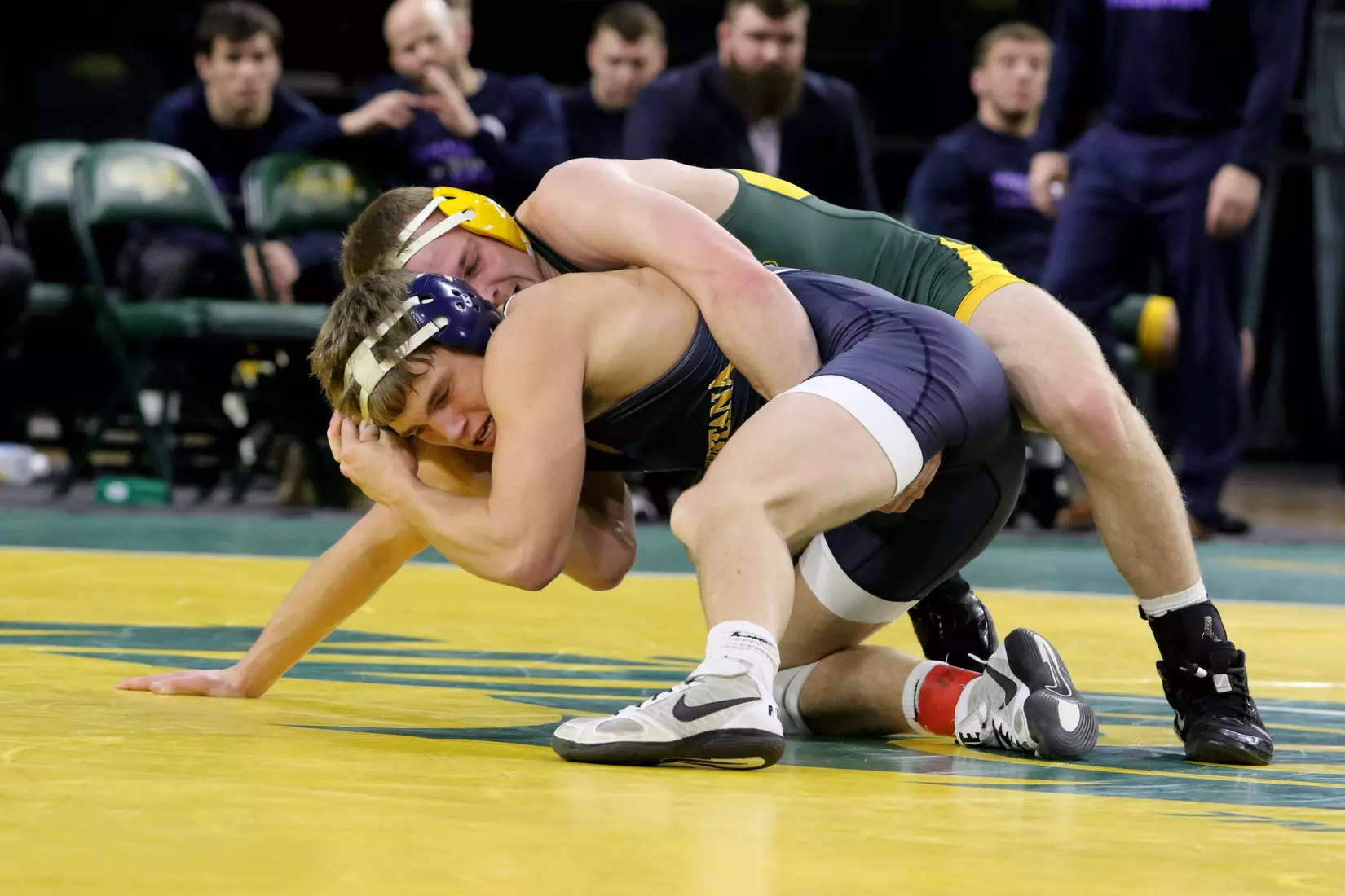 North Dakota State 149 Jaden Van Maanen during the 32-9 win over Augustana on Dec. 1 in Scheels Center.