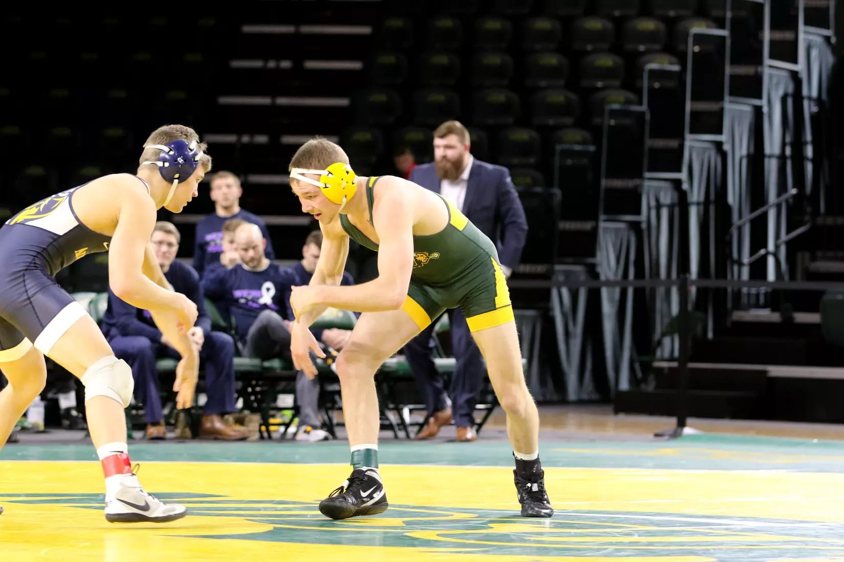 North Dakota State 149 Jaden Van Maanen during the 32-9 win over Augustana on Dec. 1 in Scheels Center.