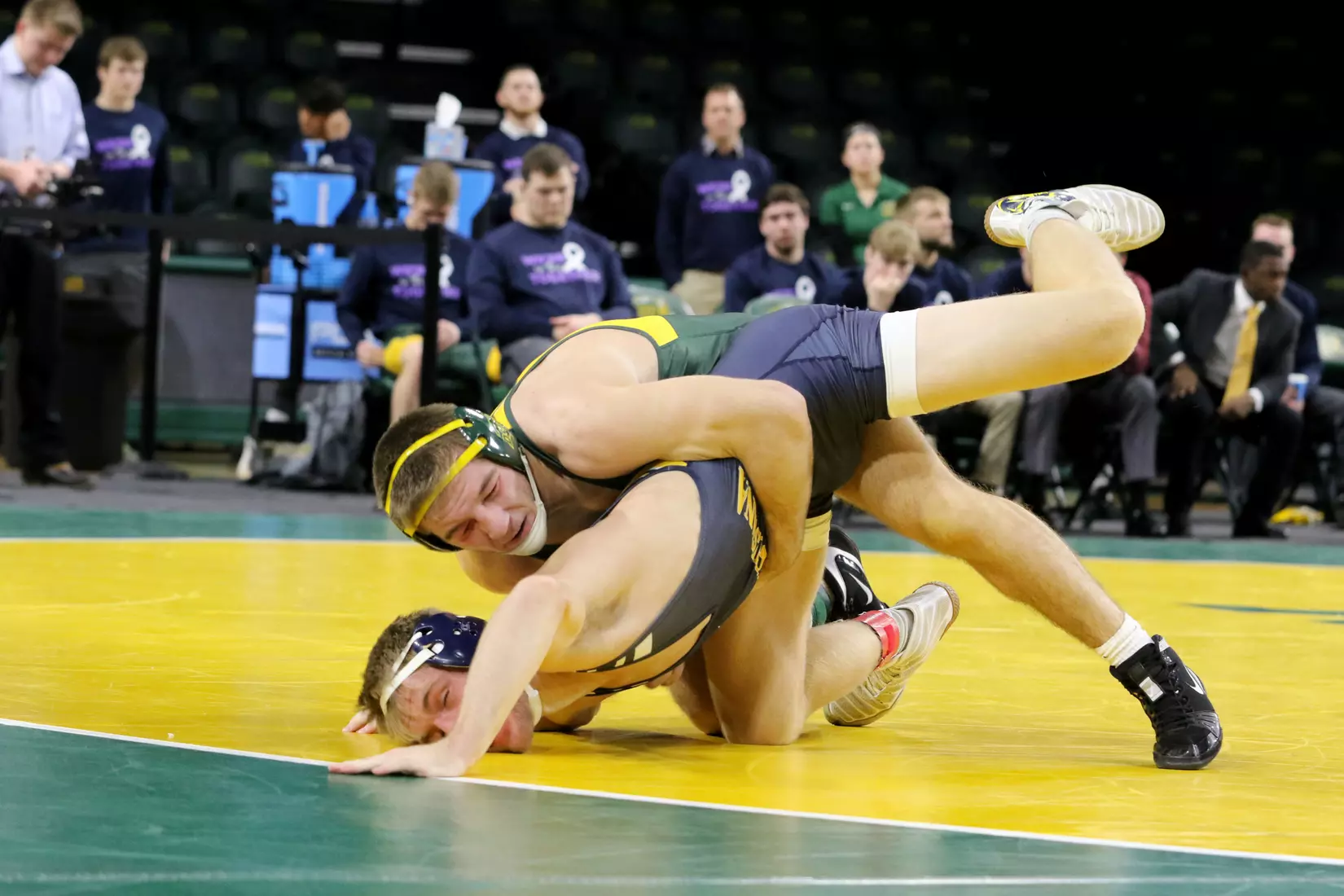 North Dakota State 157 Jared Franek during the 32-9 win over Augustana on Dec. 1 in Scheels Center.