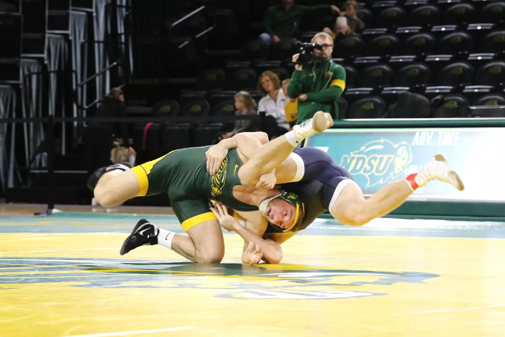 North Dakota State 157 Jared Franek during the 32-9 win over Augustana on Dec. 1 in Scheels Center.