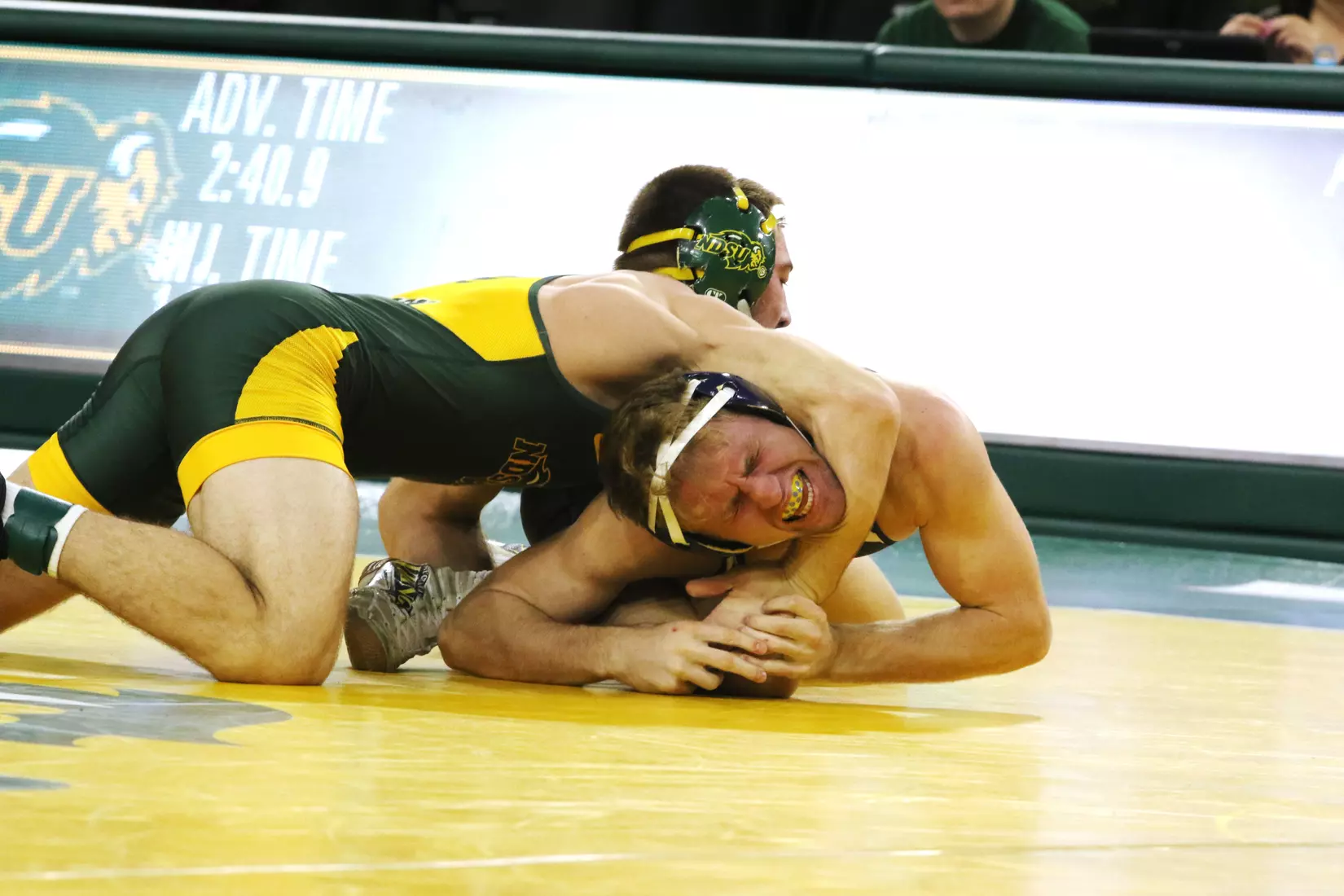 North Dakota State 157 Jared Franek during the 32-9 win over Augustana on Dec. 1 in Scheels Center.
