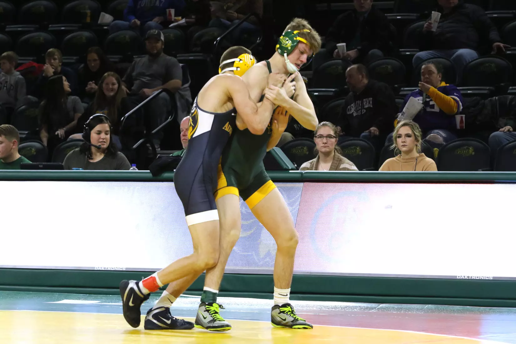 North Dakota State 133 Tyler Jones during the 32-9 win over Augustana on Dec. 1 in Scheels Center.