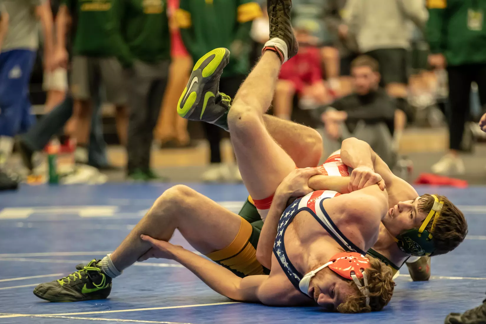 North Dakota State 165 Andrew Fogarty at 49th Bison Open on Nov. 9 in Scheels Center.