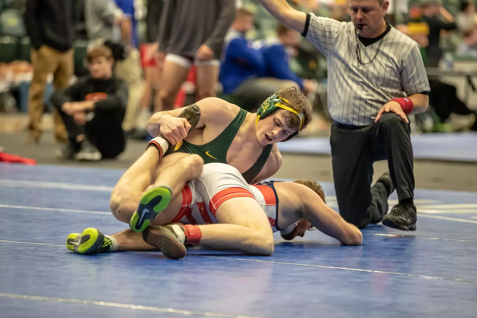 North Dakota State 165 Andrew Fogarty at 49th Bison Open on Nov. 9 in Scheels Center.