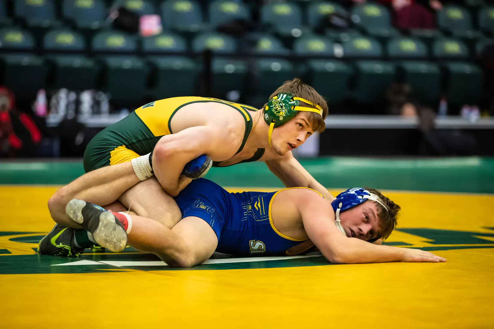 North Dakota State 165 Andrew Fogarty at 49th Bison Open on Nov. 9 in Scheels Center.