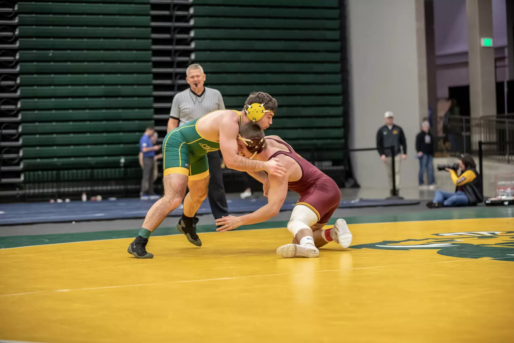North Dakota State 197 Cole Witzig at 49th Bison Open on Nov. 9 in Scheels Center.