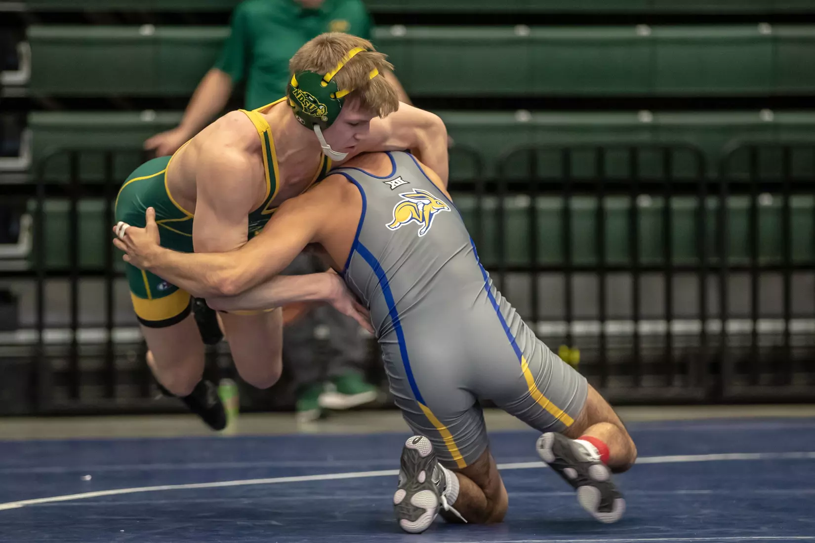 North Dakota State unattached 125 Corey Gamet at 49th Bison Open on Nov. 9 in Scheels Center.