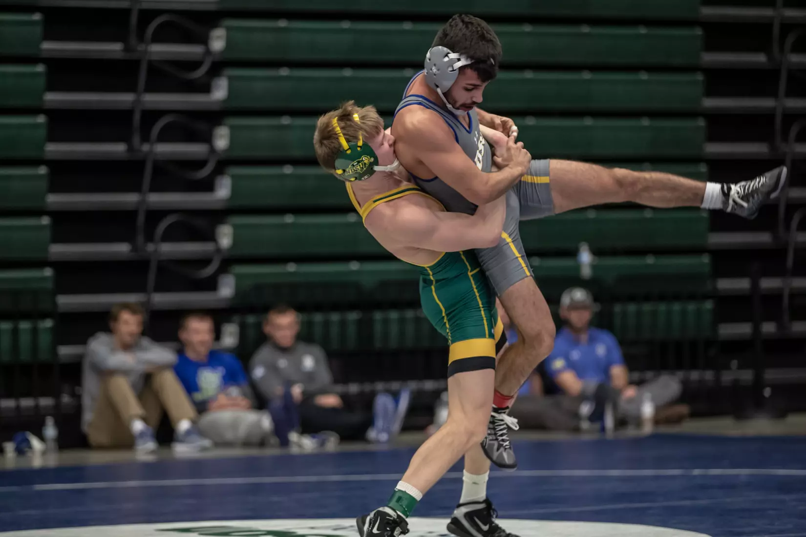 North Dakota State unattached 125 Corey Gamet at 49th Bison Open on Nov. 9 in Scheels Center.
