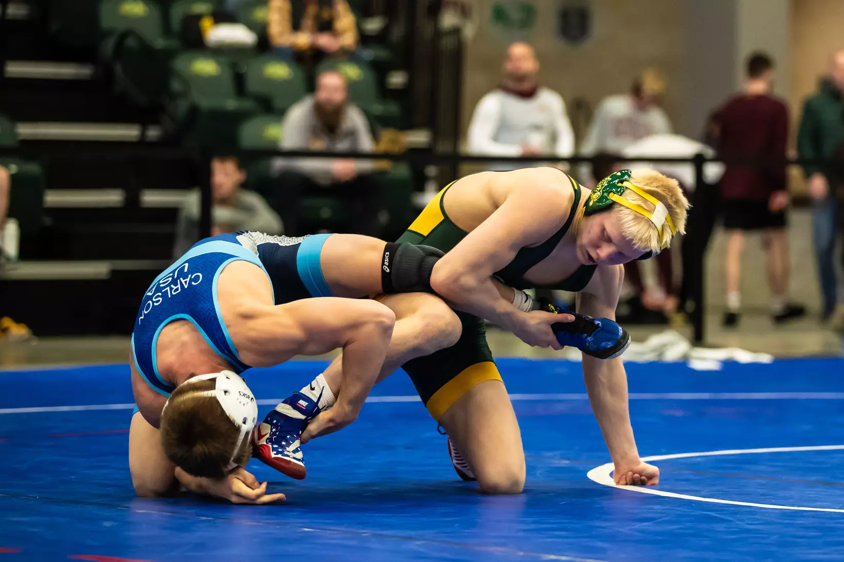 North Dakota State 141 Dylan Droegemueller at 49th Bison Open on Nov. 9 in Scheels Center.
