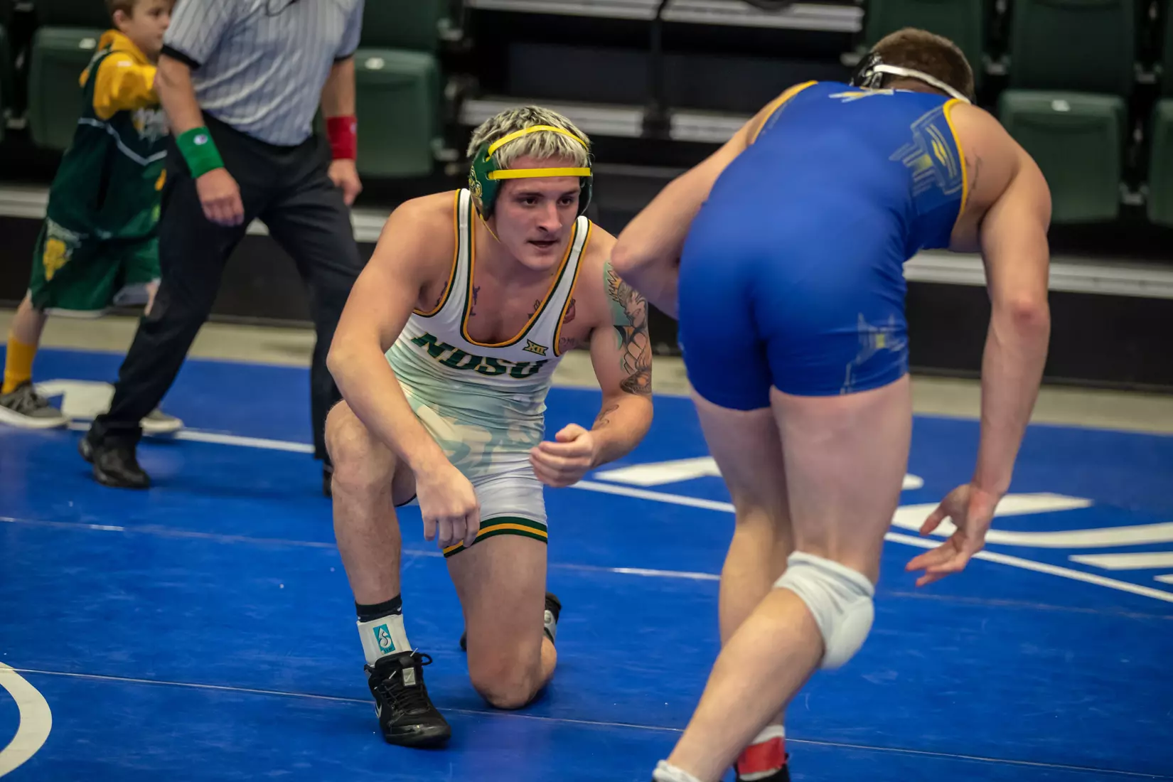North Dakota State unattached 184 Gary Wokojance at 49th Bison Open on Nov. 9 in Scheels Center.