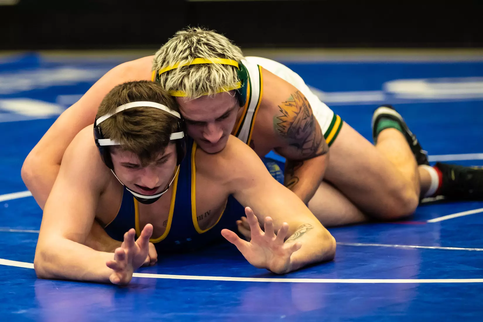 North Dakota State unattached 184 Gary Wokojance at 49th Bison Open on Nov. 9 in Scheels Center.