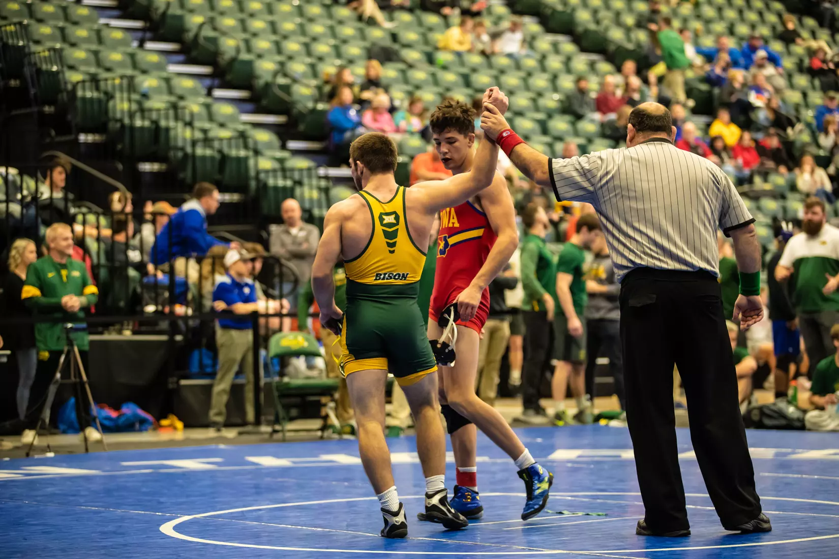 North Dakota State 157 Jared Franek at 49th Bison Open on Nov. 9 in Scheels Center.