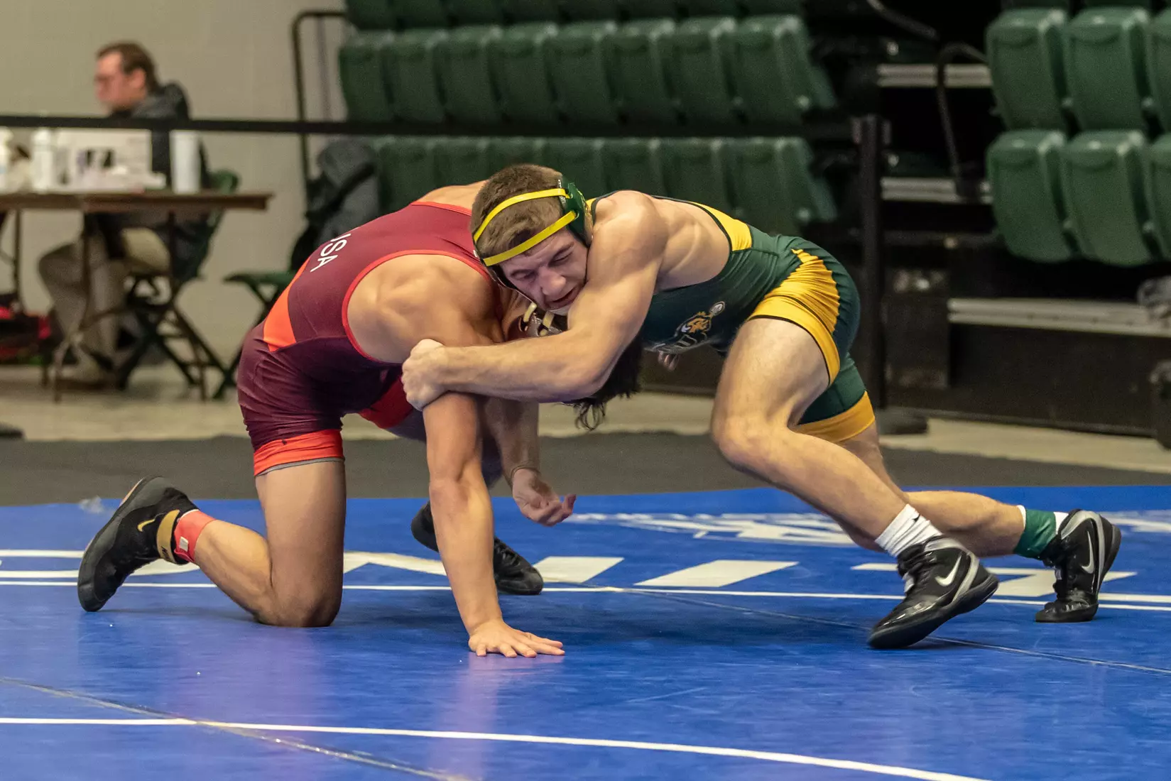 North Dakota State 157 Jared Franek at 49th Bison Open on Nov. 9 in Scheels Center.