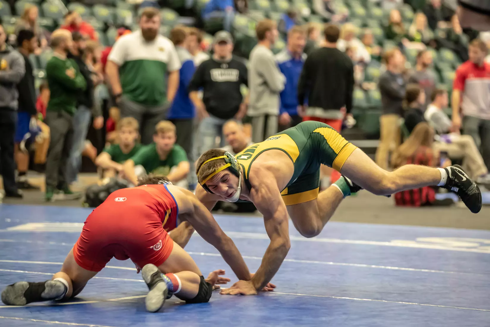 North Dakota State 157 Jared Franek at 49th Bison Open on Nov. 9 in Scheels Center.