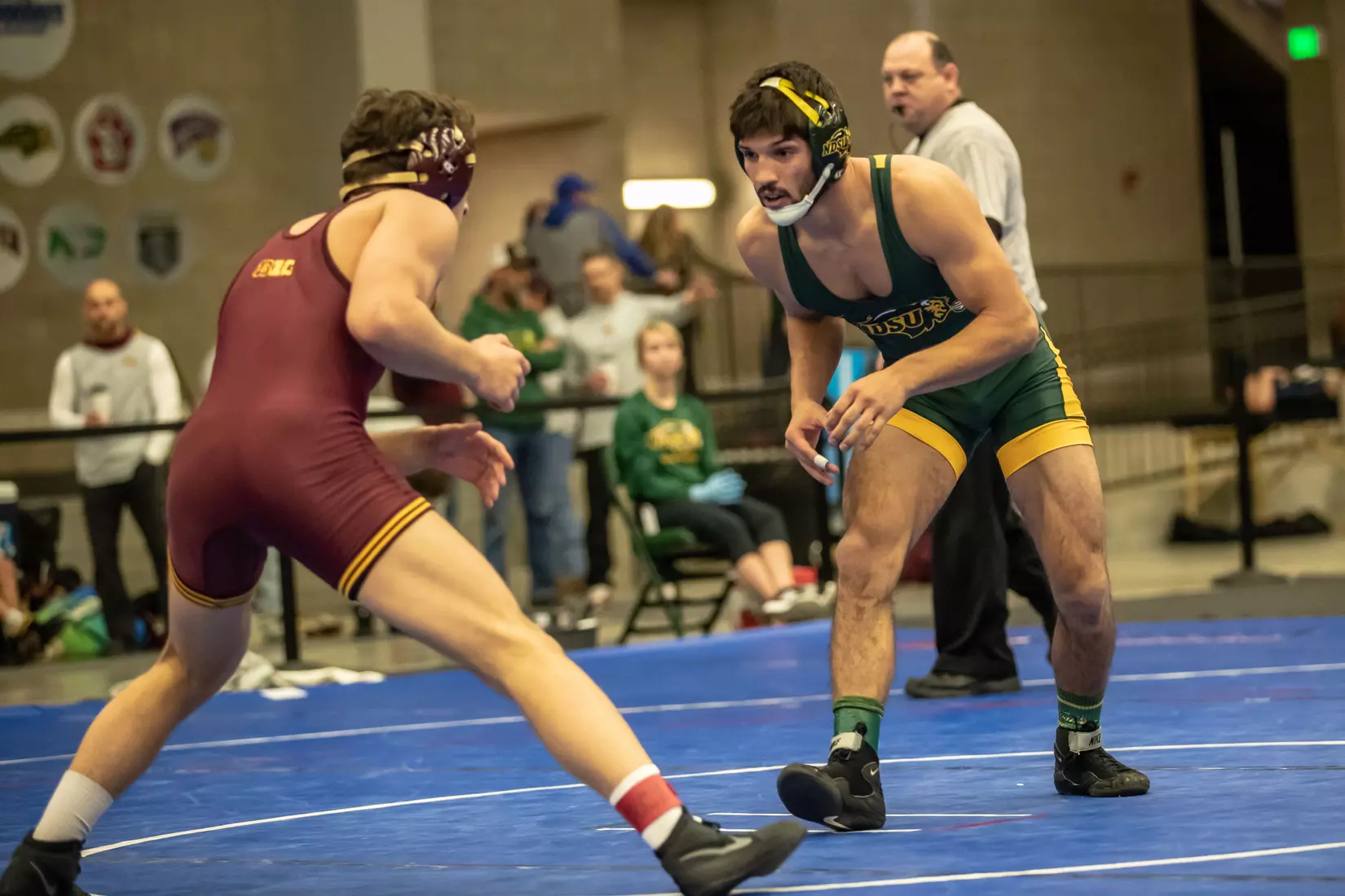 North Dakota State 157 Luke Weber at 49th Bison Open on Nov. 9 in Scheels Center.