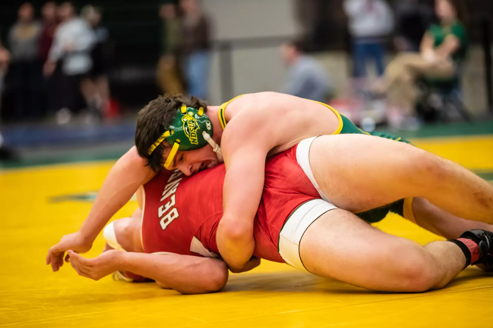 North Dakota State unattached 197 Michael Nelson at 49th Bison Open on Nov. 9 in Scheels Center.