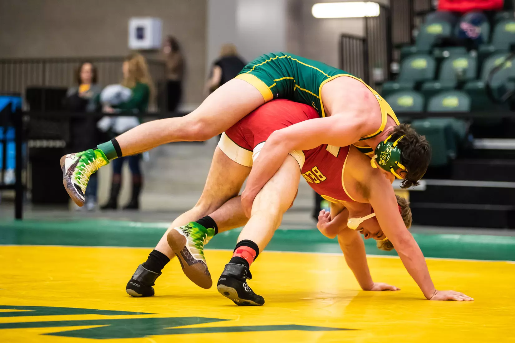 North Dakota State unattached 197 Michael Nelson at 49th Bison Open on Nov. 9 in Scheels Center.