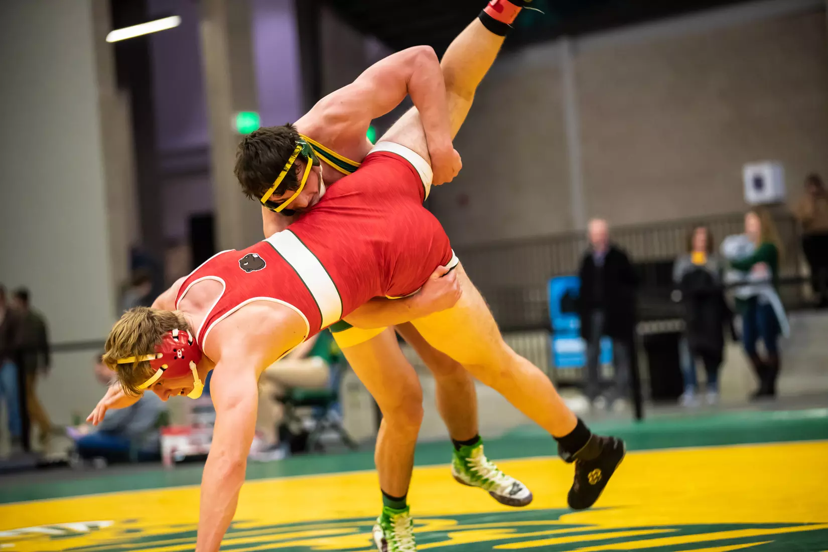 North Dakota State unattached 197 Michael Nelson at 49th Bison Open on Nov. 9 in Scheels Center.