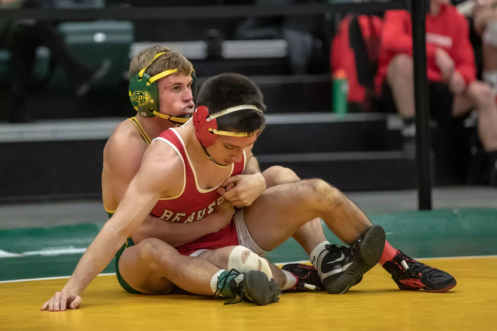 North Dakota State unattached 133 Ryan Ripplinger at 49th Bison Open on Nov. 9 in Scheels Center.