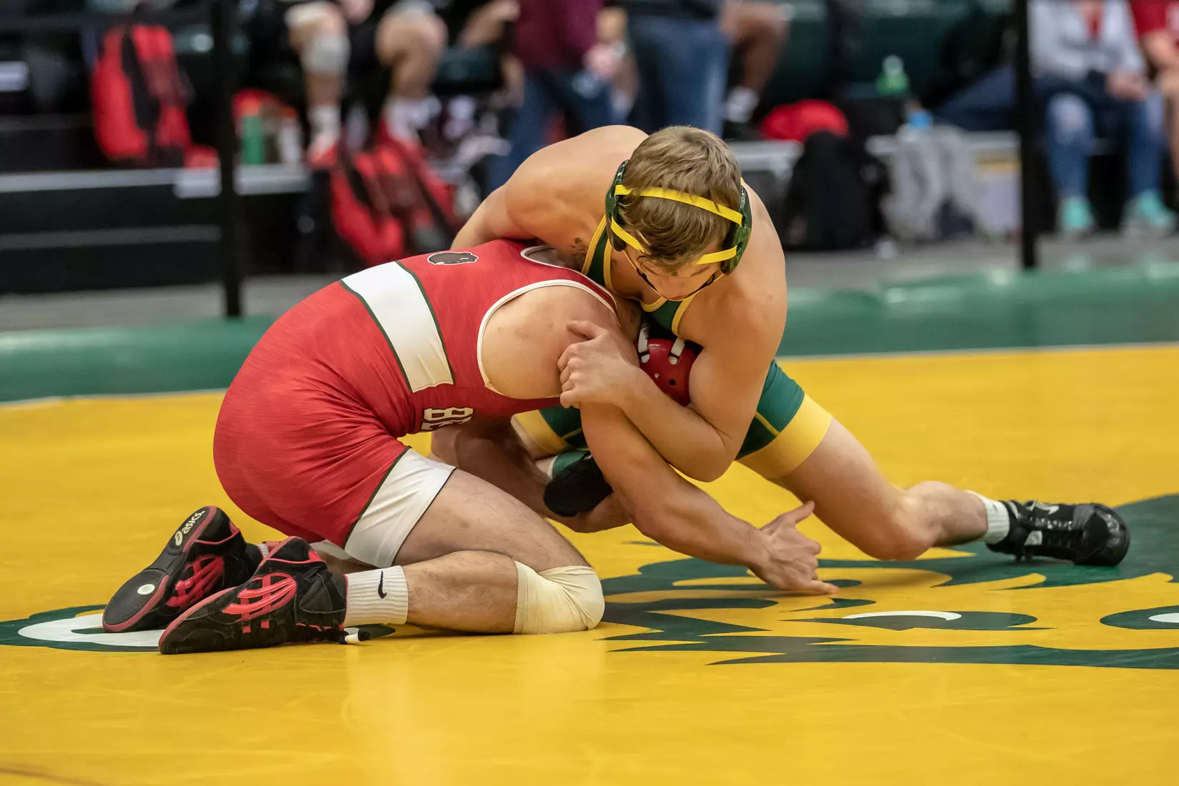 North Dakota State unattached 133 Ryan Ripplinger at 49th Bison Open on Nov. 9 in Scheels Center.