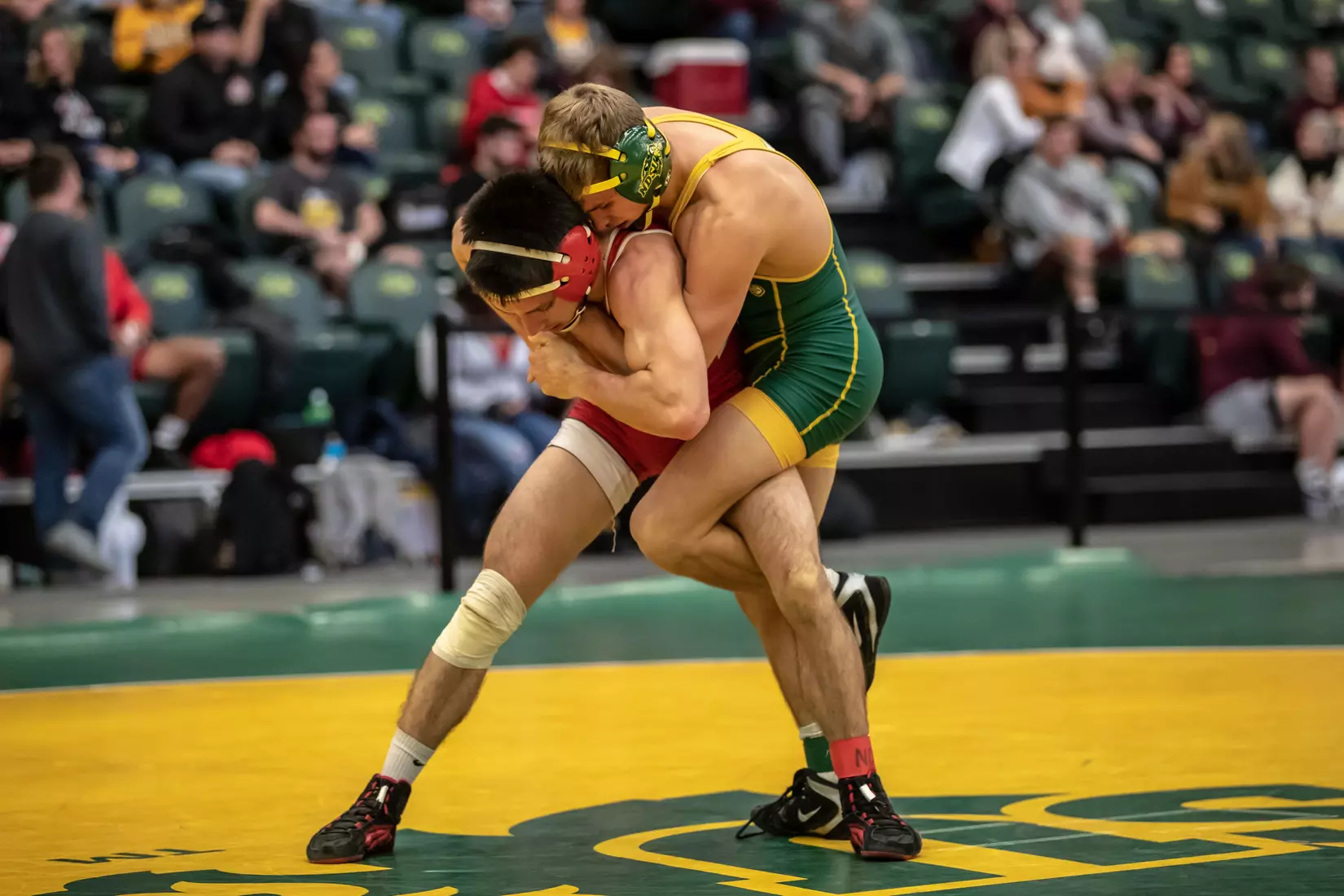 North Dakota State unattached 133 Ryan Ripplinger at 49th Bison Open on Nov. 9 in Scheels Center.