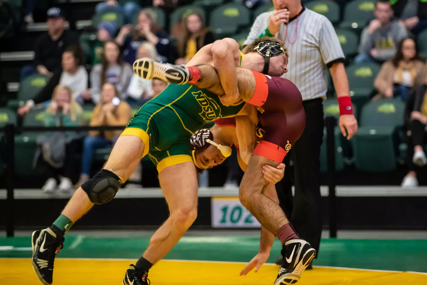 North Dakota State 141 Sam Hampton at 49th Bison Open on Nov. 9 in Scheels Center.