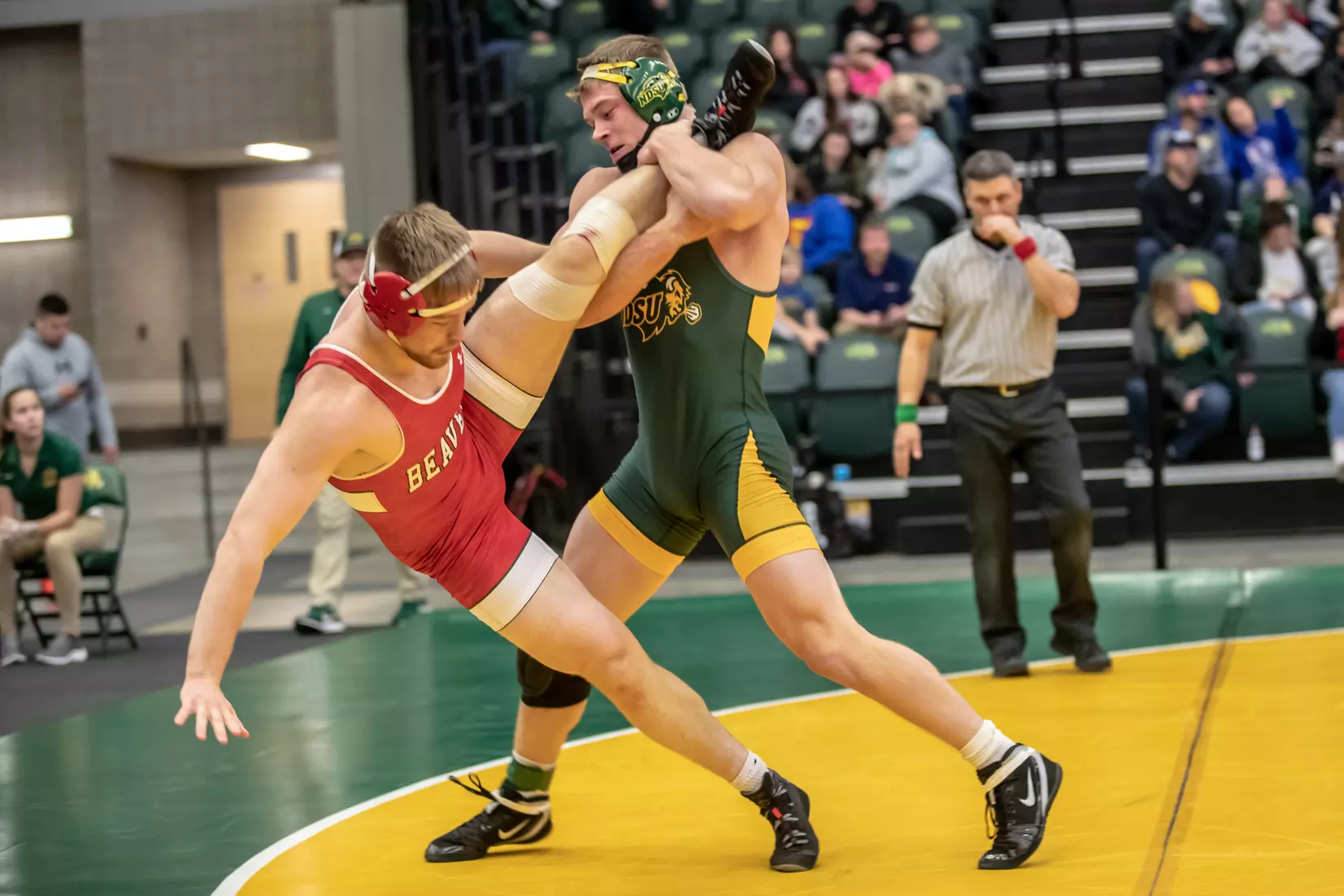 North Dakota State 184 TJ Pottinger at 49th Bison Open on Nov. 9 in Scheels Center.