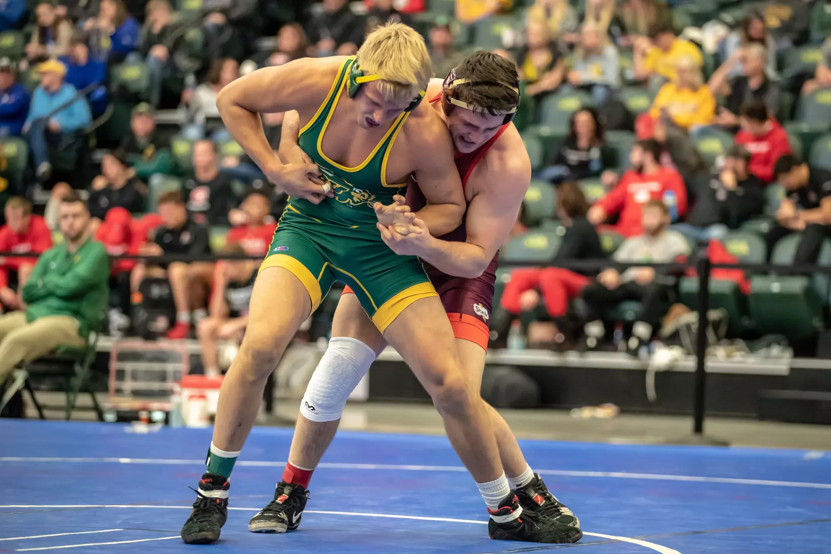 North Dakota State unattached 197 Ty Moser at 49th Bison Open on Nov. 9 in Scheels Center.